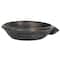 Hello Honey® 22" Black Decorative Vintage Clay Bowl with Handle